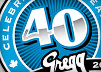 Gregg Distributors 40th Anniversary Logo Design